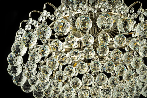 Подвесная люстра Arti Lampadari Alanno E 1.5.50.100 N (220V, хрусталь, на цепи)