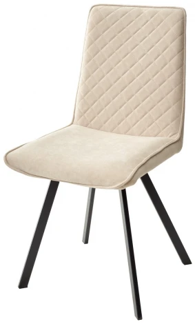 Стул PAINT, цвет B03 Бежевый, велюр / черный каркас