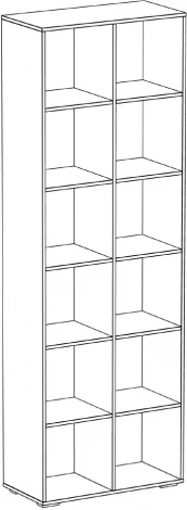 Стеллаж Play ОГОГО (арт.853450), (ЛДСП/Дуб Корбридж)