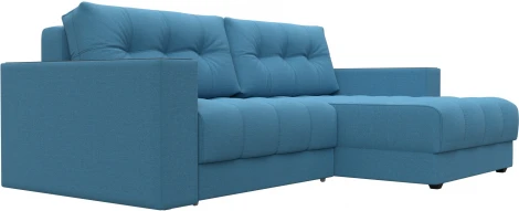 Диван угловой с декором Лига-049 НПБ Лига Диванов (Рогожка) арт.128453