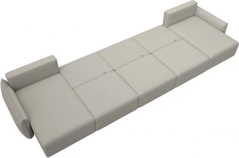 Диван п-образный Лига-051 НПБ МегаЛонг Лига Диванов (Рогожка) арт.128672