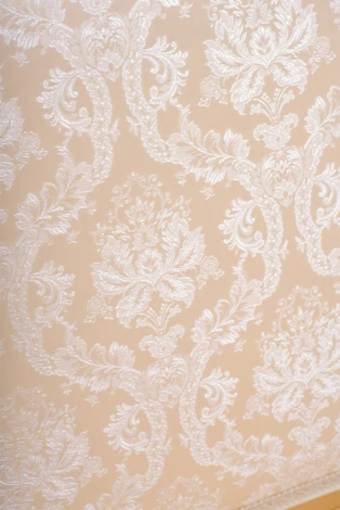 Стул деревянный Woodville Рембрандт молочный / золото патина арт.615203