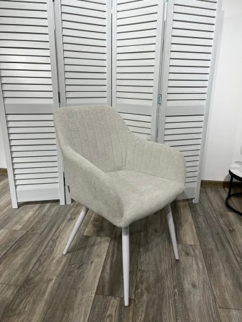 Стул M-City BRANDY WZ2042-18 белая галька/ белый каркас