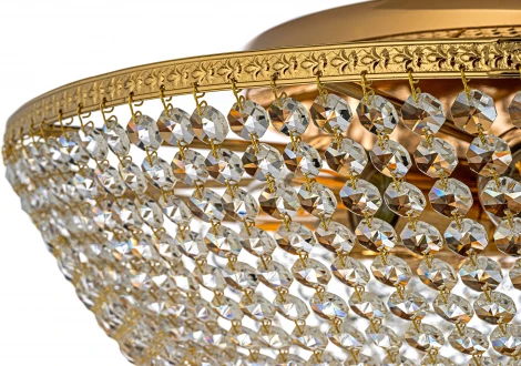 Потолочная люстра буше Arti Lampadari Stella LE 1.2.50.501 G (220V, хрусталь, пульт управления)