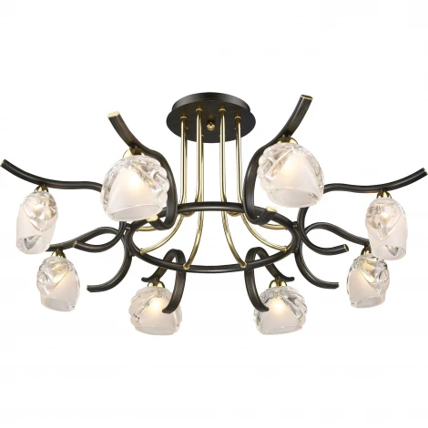 Потолочная люстра N-Light 438 438-08-33 gold + dark wengue