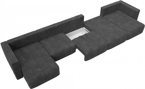 Диван П-образный Лига-052 НПБ МегаЛонг Лига Диванов (Велюр) арт.128875