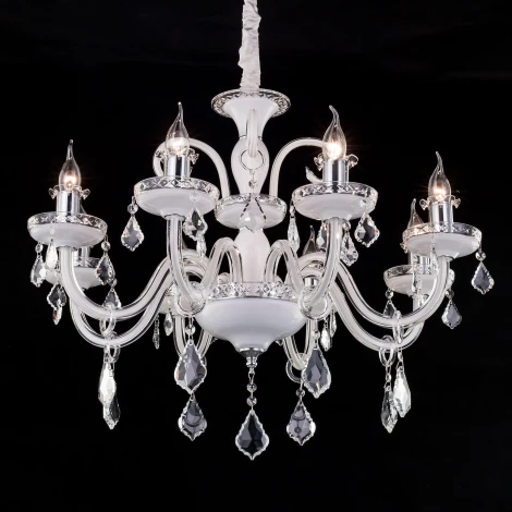 Подвесная люстра Citilux Марена CL352180 (220V, на цепи, подсвечник, свеча)