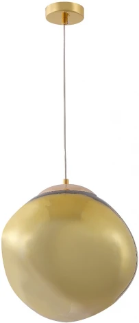 Подвесной светильник Crystal Lux MALAGA SP1 D280 GOLD (на проводе)
