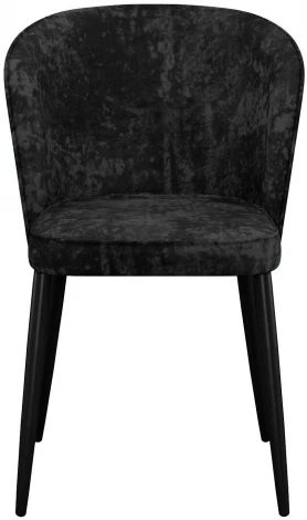 Стул DikLine 347 микровелюр M18 черный, ножки черные