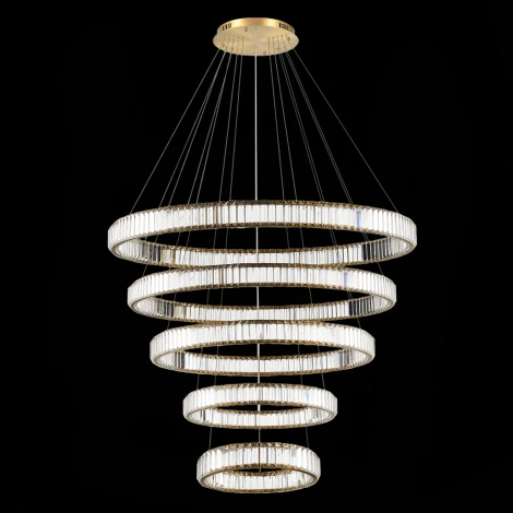 Подвесная люстра ярусная Tivoli SL1622.313.05 ST Luce (LED, 220V, на тросе, кольцо)