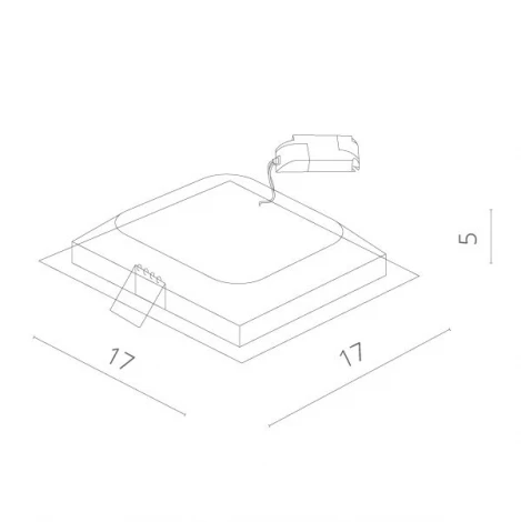 Встраиваемый точечный светильник Arte Lamp Riflessione A7416PL-1WH (LED, 220V)