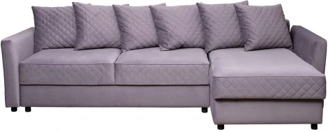 Диван Garda Decor GD-SORRENTO-290MK-3-3 (Серо-фиолетовый)