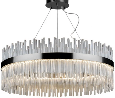 Подвесная люстра L'Arte Luce Mayfair L43010.35 (LED, 220V, хрусталь K9, на тросе, круглые)