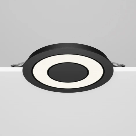 Встраиваемый светильник Maytoni Vector DL102-12W4K-B (LED, 220V, круглые)