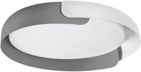 Потолочный светильник круглый Sonex Antares 7707/60L металл/пластик/белый/серый LED 60Вт 3000-6000K D580 IP20 пульт ДУ (220V, круглые)