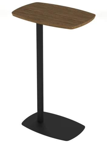 Стол придиванный Дей орех кантри/черный Mebelik 009795