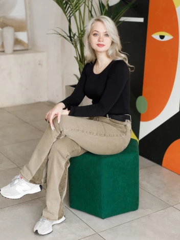 Пуф Dreambag Сота Велюр Зеленый 13802