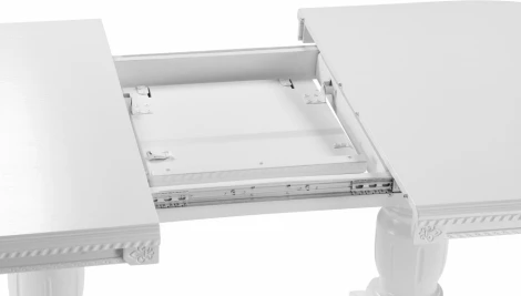 Стол деревянный Woodville Эвклаз овальный белый арт.615242