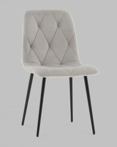 Стул Одди Diamond велюр светло-серый Stool Group арт.УТ000041446