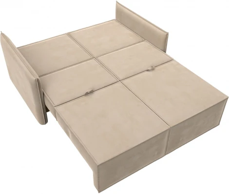 Диван прямой Либерти мини (Бежевый/Велюр) Лига Диванов арт.121894