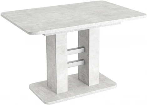 Стол раскладной 120-160*80 бетон/алюминий Stool Group Elephant УТ000034854