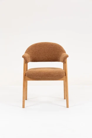 Стул обеденный Tavu с деревянными ножками терракотовый Stool Group арт.УТ000041728