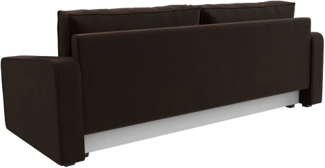 Диван прямой Лига-009 (Коричневый/Микровельвет) Лига Диванов арт.118053