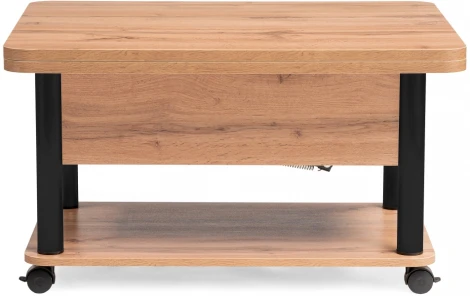 Стол-трансформер Woodville Виват дуб вотан / черный 490591