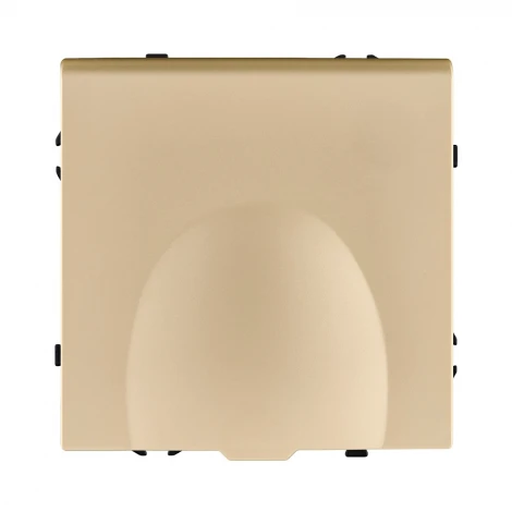 Розетка штепсельная SCHUKO 16A/250 В с крышкой, золотой Kollinger Eclipse EC-015GD