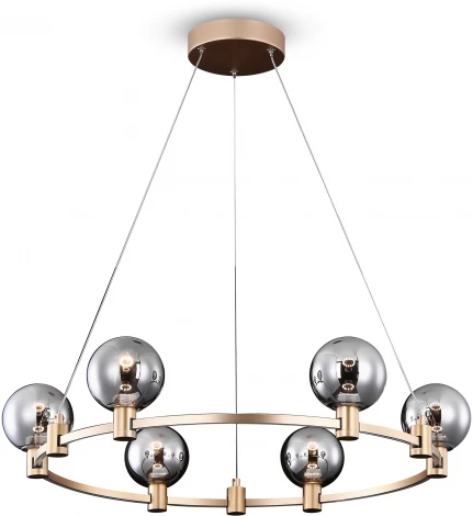 Подвесная люстра Freya Urban FR4005PL-06G (LED, 24V, на тросе, шарики, кольцо)