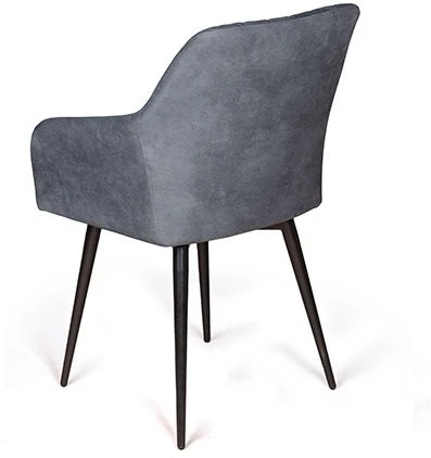 Стул Top Concept Robert поворотный 360 градусов, замша apache темно серый