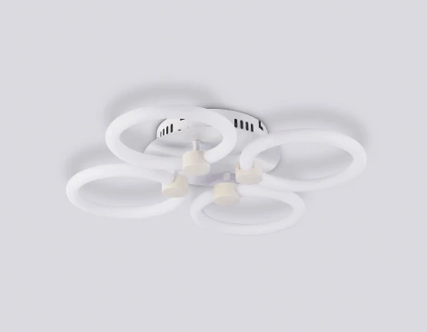 Потолочная люстра светодиодная с пультом Ambrella Original FA3808 (регулировка яркости, 220V, кольцо)