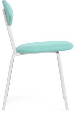 Стул Woodville на металлокаркасе Мареон катания лагун / белый матовый 510616