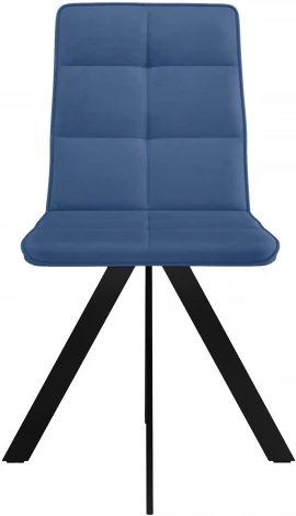 Стул DikLine 230 поворотный B8 BLUE, ножки черные арт.00-00073498