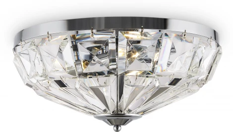Потолочная люстра буше Maytoni Facet MOD094CL-04CH (220V, хрусталь, круглые)