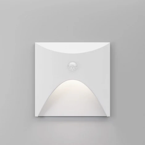 Подсветка светодиодная для лестниц встраиваемая IP65 Elektrostandard Move 40158/LED 4000K с датчиком движения Белый