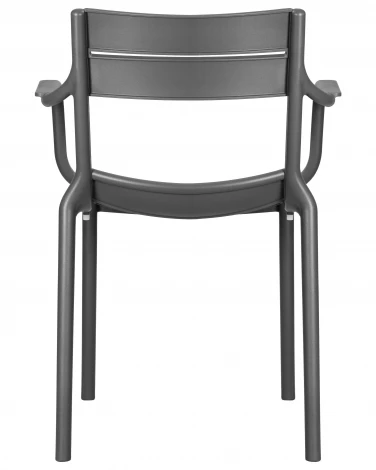 Набор 4 шт стул обеденный DOBRIN TIM ARM (темно-серый (GR-04))