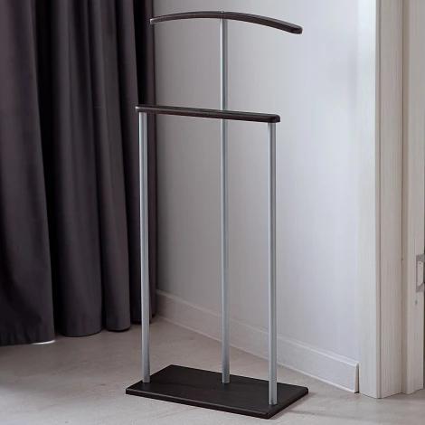 Вешалка костюмная Дэви 1 металлик/венге от фабрики Mebelik