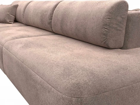 Диван прямой Лига-036 НПБ Модерн Лонг подлокотник слева Лига Диванов (Велюр) арт.127695L