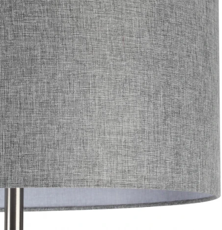Торшер Lumion Nikki 8251/2F никель/серый, металл/текстиль Е27 2*60W 220V (выключатель, круглые)