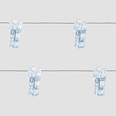 Гирлянда линейная Feron CL573 41651 Прищепки, статичная, 1.8м USB 5000K