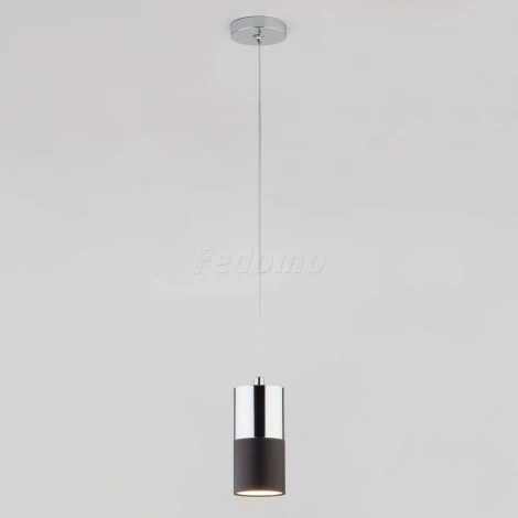 Подвесной светильник Eurosvet Mini Topper 50146/1 хром/черный
