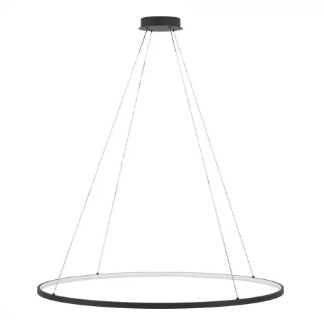 Подвесной светильник светодиодный Eglo Parruta 901637 с регул тем-ры света 40W(LED), алюминий, сталь, черный, пластик, белый