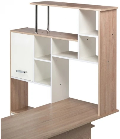 Компьютерный стол Woodville КС15 левый дуб сонома 328695