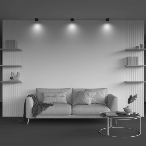 Потолочный светильник накладной Maytoni Calipso C106CL-GX53-B