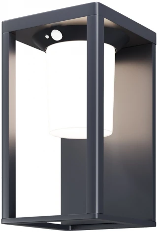 Настенный уличный светильник на солнечной батарее Maytoni Shatter OSL457WL-L2GF3K (LED, датчик движения, IP54)