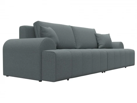 Диван прямой Лига-080 (ДСП/Пластик/Рогожка/Серый) Лига Диванов 131111