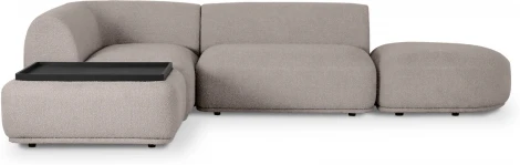 Диван Fabro ОГОГО (арт.853845), (Ткань,Букле/Бежевый)