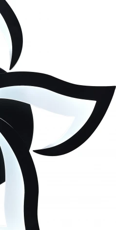 Потолочная люстра Natali Kovaltseva INNOVATION STYLE 83002 BLACK (регулировка яркости, LED, 220V, пульт управления, цветы)