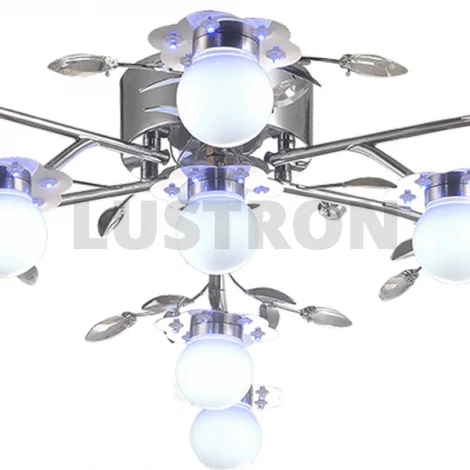 Потолочная люстра IDLamp Lucian 227/10PF-Chrome